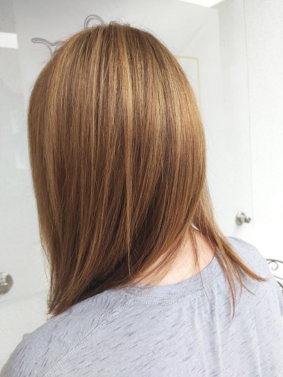 brünett gefärbte Haare von Meetpoint