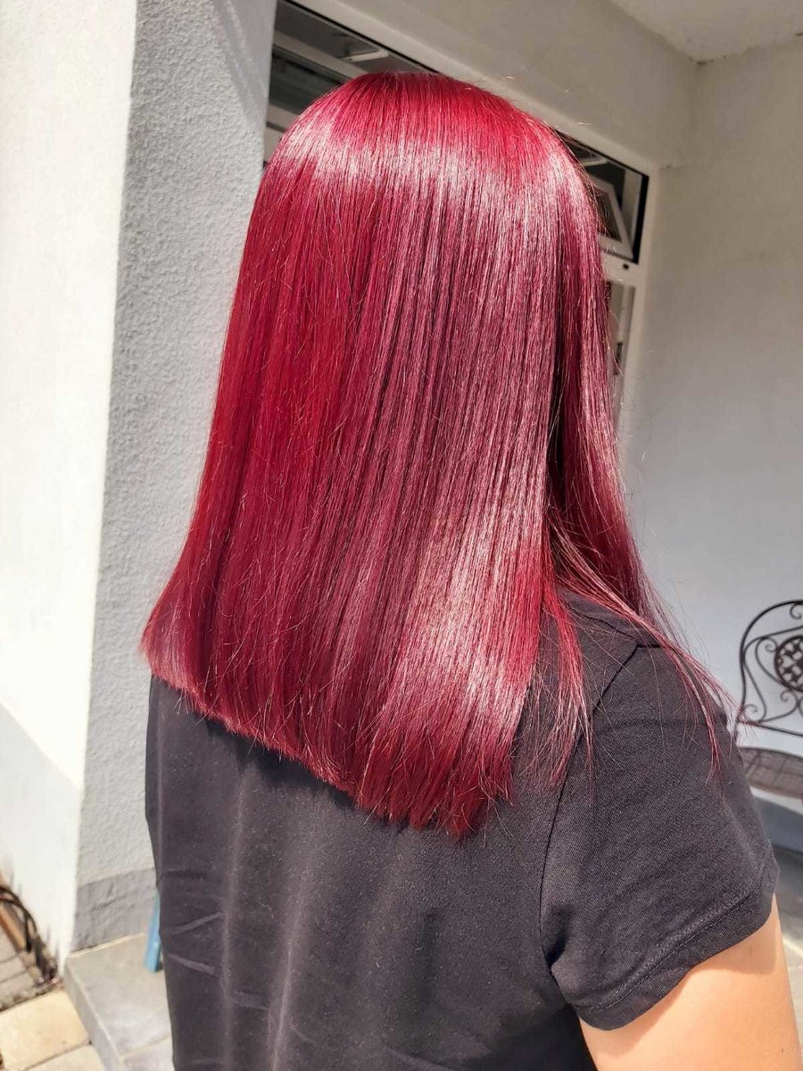 rot gefärbte Haare von Meetpoint